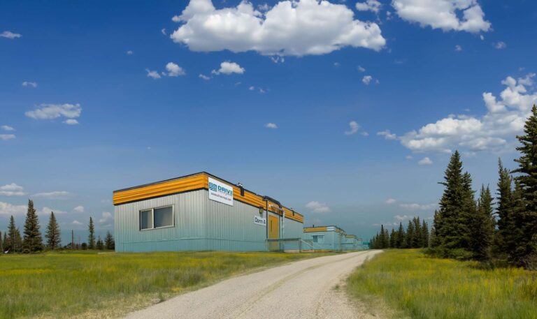 Drive Workforce Lodging Camp trailers.